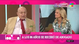 A los 86 años se recibió de abogado: "Siempre quise ser mejor y estudiar"