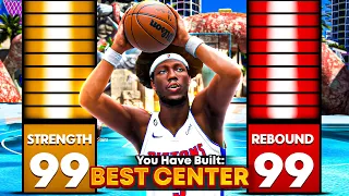 Insane 99 Strength & 99 Rebound Center Build in NBA 2K24!