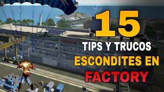 15 MEJORES ESCONDITES EN FACTORY/TIPS Y TRUCOS EN FREE FIRE