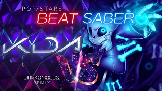 KDA POP/STARS vs MEGALOVANIA | Beat Saber - Full Combo Expert+ (SS)