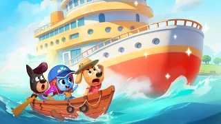 A "Luxury Cruise" Travel | Educational Videos for Kids | Kids Cartoons | Sheriff Labrador