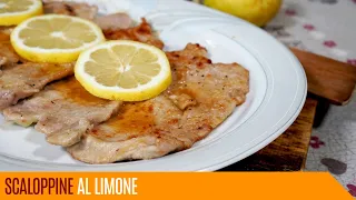 Scaloppine al limone ricetta facile e veloce - Le video ricette di Lara