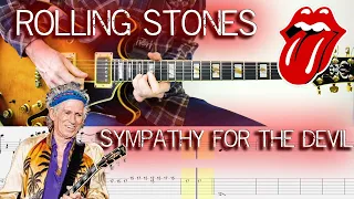 Sympathy for the devil  - The Rolling Stones | Guitar Tab | Lesson | Tutorial & Score 🎸
