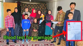 Jamshid and Zainab took a blood test for marriage.