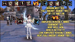 Full Ancient Armor Tier 1 +20 +13 & +10 VS Amplified Heavenly Minos : Can Amplified Beat Ancient ?