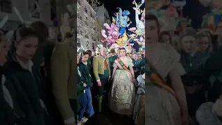 Falla Exposició - En el ruedo de la Falla esperando los Premios 2023