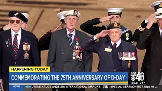 President Trump commemorates the 75th anniversary of D-Day in Normandy France