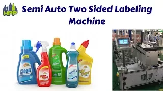 Semi Auto Two Sided Labeling Machine