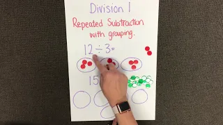 Division 1 - Repeated subtraction with grouping