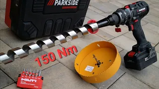 The most powerful hobby drill in the world. 150 Nm beast Parkside Performance PPBSA 20-Li A1.