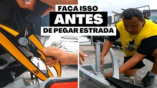 Maneira certa de amarrar o jet na carreta | Entrega dos novos Sea-Doo 2022 | Fomos buscar o Fish Pro