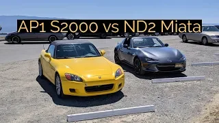 Honda S2000 AP1 vs Mazda Miata ND2 - Head to Head Review!