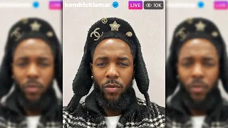 Kendrick Lamar Responds To J Cole Diss On IG Live