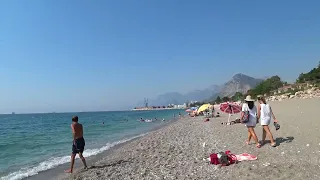 Пляж Коньялти в  Анталії, 2020