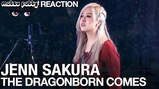 Jenn Sakura - The Dragonborn Comes/Dragonborn Main Theme | Skyrim Cover | Matsu Patty Reaction