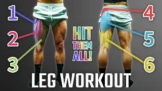 The Best Science-Based Leg Day For Growth (Quads/Glutes/Hamstrings) | PUSH PULL LEGS SERIES