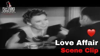 Love Affair (1939)  Scene Clip #1 - Terry Mckay & Michel Marnet Meet - Film Studies Qtly Review