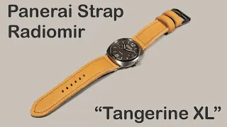 Panerai Radiomir Strap "Tangerine XL" on Radiomir 8 Days Titanium PAM00346
