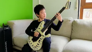 Eric Johnson - Cliffs of Dover intro guitar cover (Age 8)