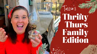 Thrift Store Haul-Family Christmas Edition