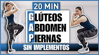 RUTINA DE GAP | Glúteos Abdomen y Piernas | RUTINA SIN SALTOS CON MANCUERNAS | NatyGlossGym