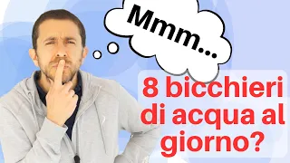 Quanto bere al giorno? 2 litri sono davvero necessari?