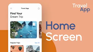 Travel App (Part 2) Home Screen | React Native