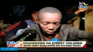 Nairobi county begins moving street kids to rehab centres