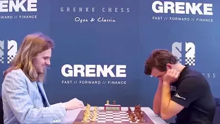 QUEEN SAC!! Richard Rapport vs Magnus Carlsen || GRENKE Chess Classic 2024 - R2