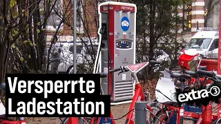 Realer Irrsinn: Elektroauto-Ladesäule hinter Bikesharing-Station | extra 3 | NDR