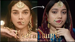 Heeramandi Inspired Makeup Tutorial In Bengali || Makeup Tutorial for Beginners