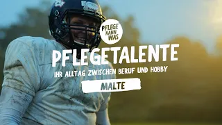 Pflegetalent Malte: Beim Football & in der Notaufnahme | Folge 1 #PflegeKannWas