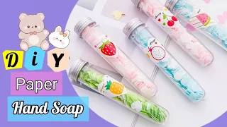 DIY Handmade paper hand soap / DIY paper soap / #shorts