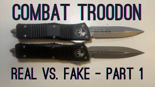 Microtech Combat Troodon: Real vs. HiFinder Clone Pt. 1