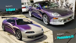 GTA V F&F Cars vs Real F&F cars Updated#1 F&F & 2F2F