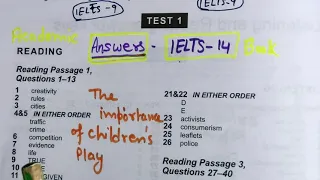 IELTS  book 14 Reading Test 1 with Answers@IELTS-9