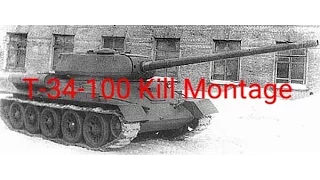 War Thunder - The Best Premium! T-34-100 Kill Montage