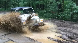 Jeeping Ga Charlie’s Creek+Trey Mountain+Bell Mountain in our TJ