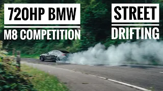 Street drifting the all new 720HP BMW M8 Competition by AC Schnitzer | Alex Hardt