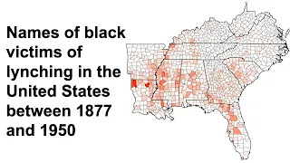 A history of lynching in the United States (1877-1950) that provides the names of Black victims