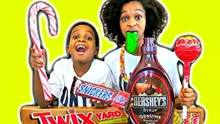 Candy Challenge Compilation! Giant Pizza and Gummy Food - Pretend Play Shiloh and Shasha Onyx Kids