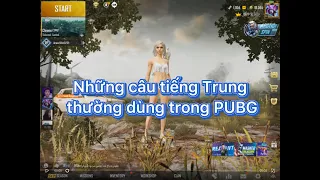 Những câu tiếng TRUNG thường dùng khi chơi PUBG | PUBG MOBILE VIETSUB | Tiểu Sên