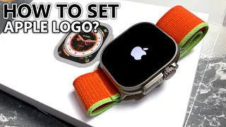 Apple Watch Ultra 2023 Copy! SmartWatch MT78 Ultra with Apple Logo! (How To Set Apple Logo) - ASMR