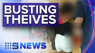 Shoplifters caught in the act | 9 News Perth