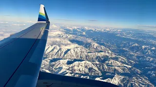 [4K] – Full Flight – Alaska Airlines – Embraer ERJ-175LR – SEA-ICT – N628QX – AS2556 – IFS Ep. 708