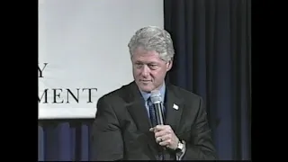 Bill Clinton- A Question and Answer Session after the Gordon Track Speech