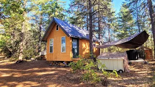 Off Grid Cabin in the Mountains. . . Start to finish!