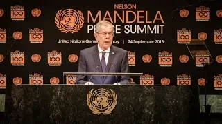 Rede von Bundespräsident Alexander Van der Bellen beim "Nelson Mandela Peace Summit" in New York