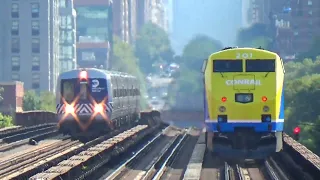 Metro North Railroad P32AC-DM #201 "Conrail" Heritage Unit at Harlem-125th Street