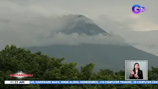 PHIVOLCS: 306 rockfall events at 2 volcanic quakes, naitala ng Mayon sa nakalipas na 24 oras | BT